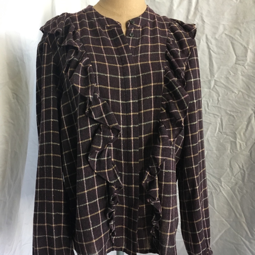 LAST Weekend—NWOT Madewell Ruffles Top L